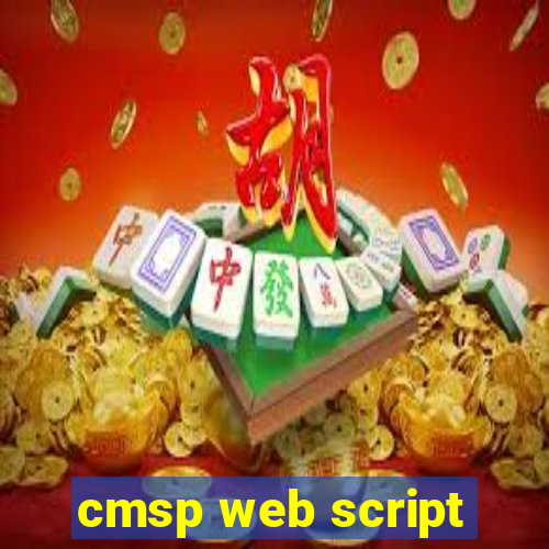 cmsp web script